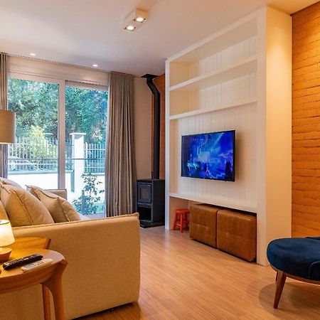 Appartamento Rosa Edificio Bellagio Canela Com Infraestrutura Completa Esterno foto