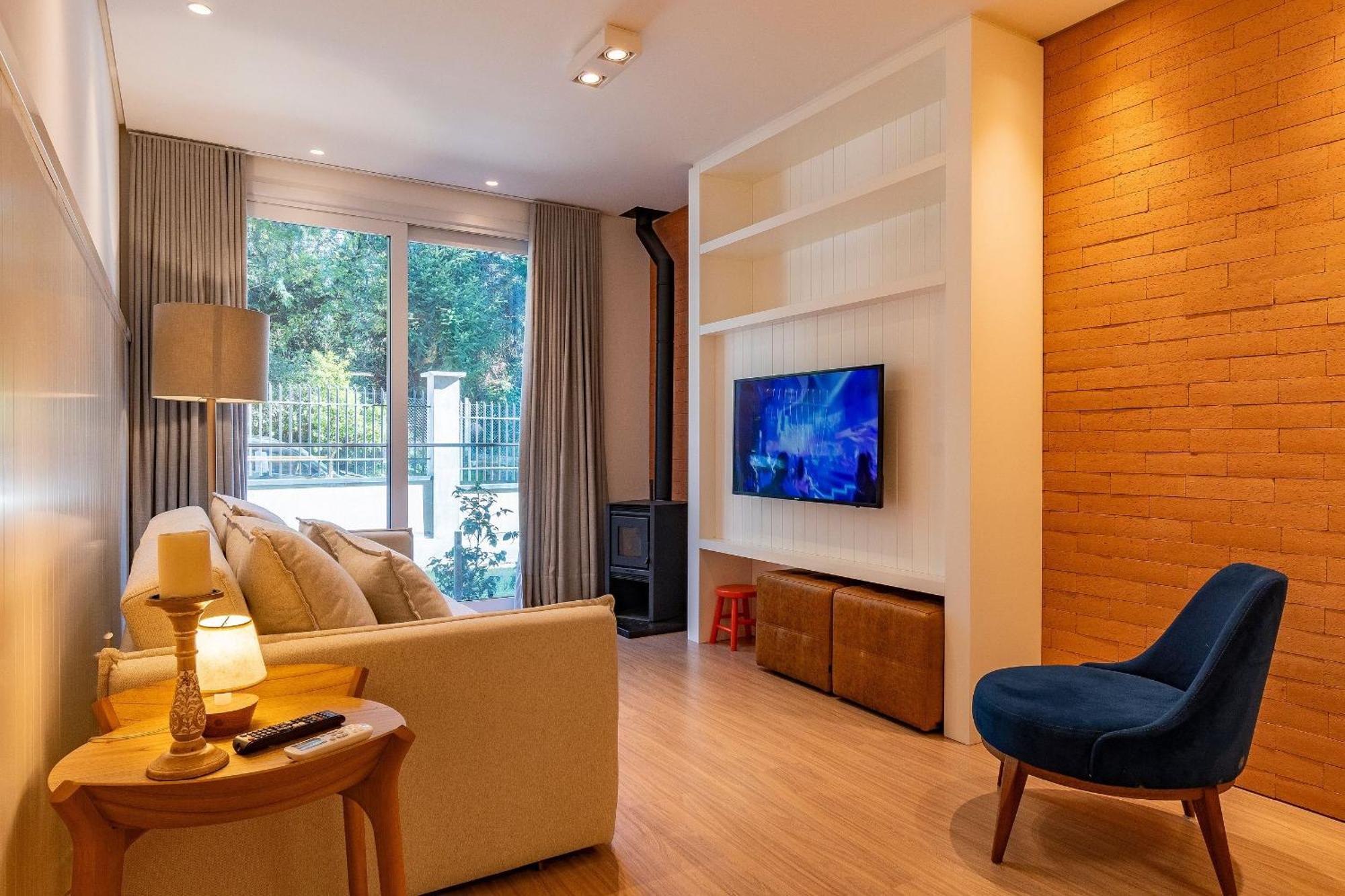 Appartamento Rosa Edificio Bellagio Canela Com Infraestrutura Completa Esterno foto